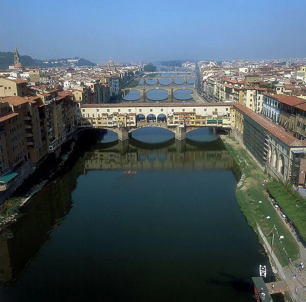 Florence: the Arno and the Ponte Vecchio