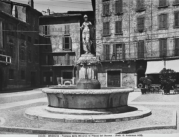 The fountain of Minerva, Brescia