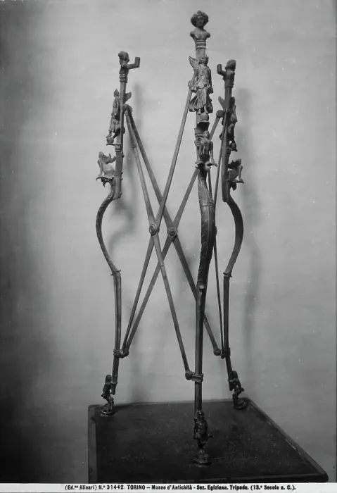 Framed Print : Hellenistic bronze tripod base, in the Museo di Antichit, Musei Reali, Turin Framed Print : Hellenistic bronze tripod base, in the Museo di Antichit, Musei Reali, Turin