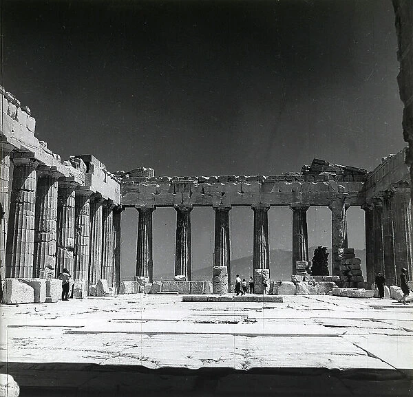 Interior of the Parthenon, Acropolis, Athens