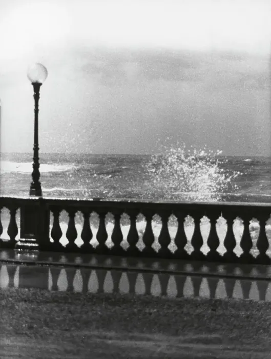 Framed Print : Waterfront during a storm Framed Print : Waterfront during a storm