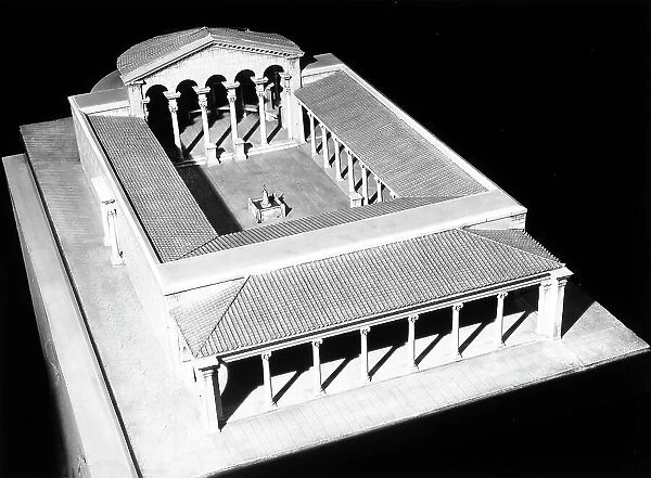 Model of the Market of Serzio at Timgad in Algeria at the Augustan Exhibition in Rome in 1938