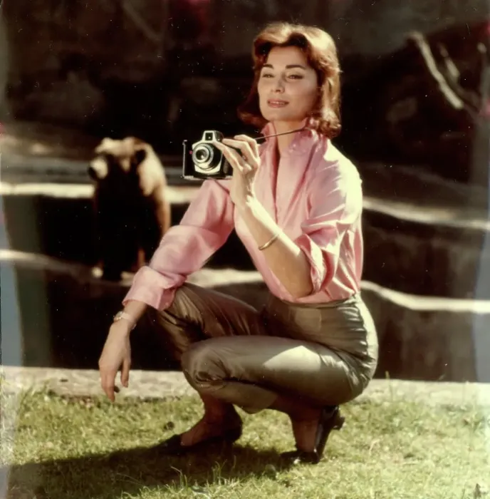 Framed Print : Model posing at the zoo