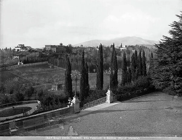 The park of Villa Fabbricotti in Florence