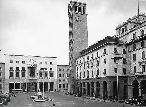 Piazza Monte Grappa in Varese, government urban project carried out between 1927 and 1935