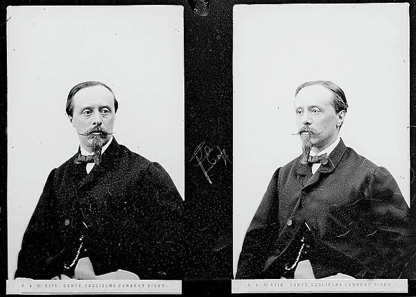 Portrait of the minister and Senator Luigi William Earl of Cambray-Digny (1820-1906), Multiple image