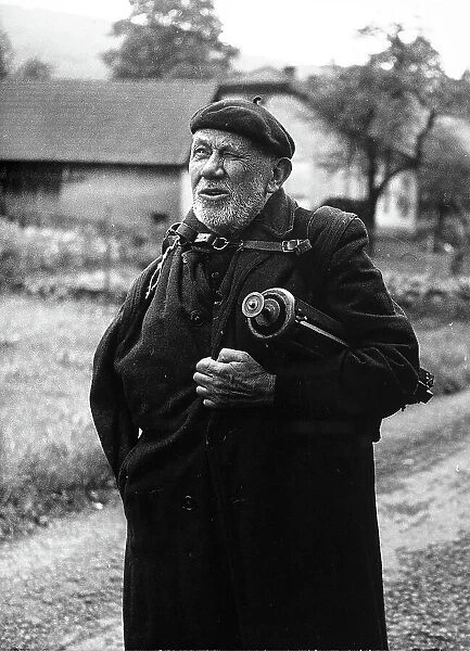 Portrait of the photographer Josef Sudek