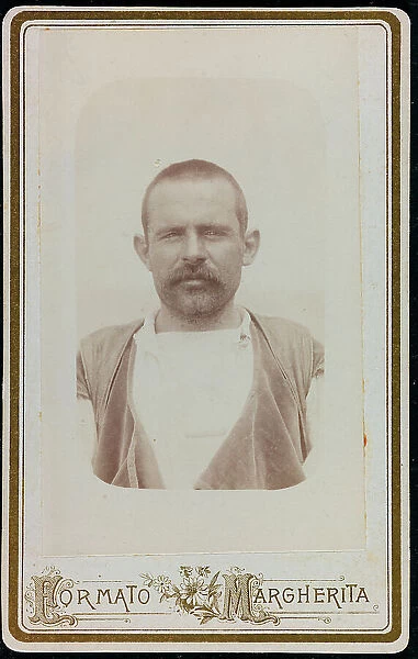Portrait of the Sardinian bandit Gio Pinna