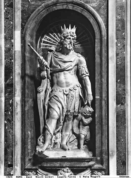 Framed Print : Statue of David, work by Nicolas Cordier, Paolina Chapel, Basilica Santa Maria Maggiore, Rome Framed Print : Statue of David, work by Nicolas Cordier, Paolina Chapel, Basilica Santa Maria Maggiore, Rome