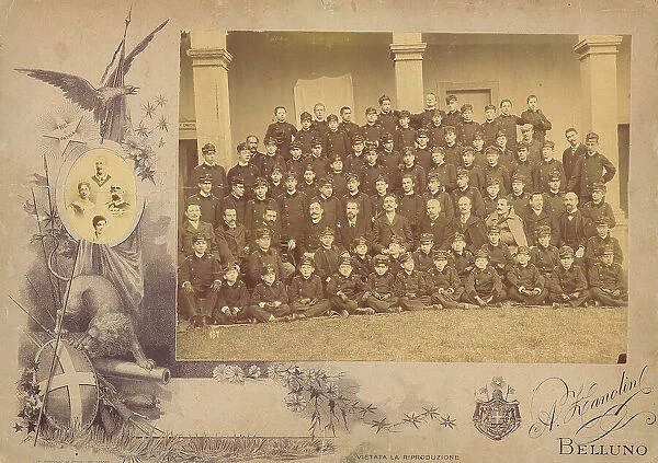 Students of the military college of Belluno