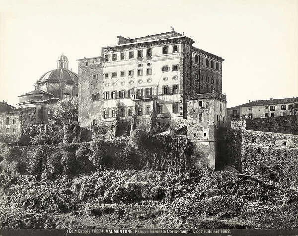 View of the Doria Pamphilj Palace in Valmontone, Rome