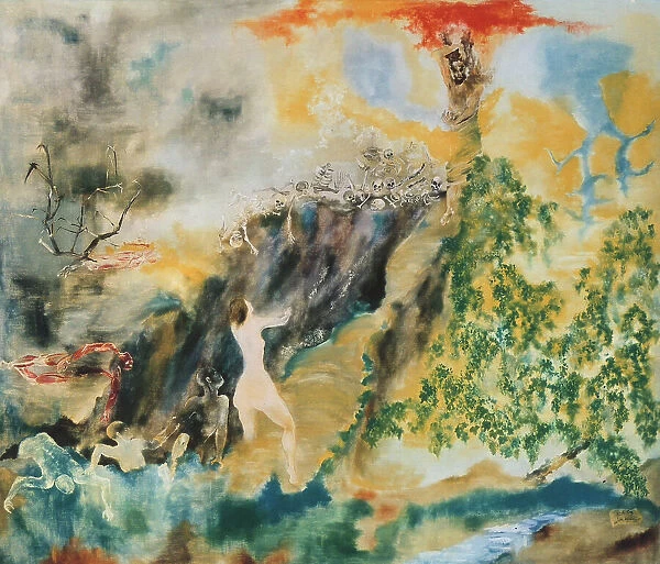 Visions of Ezekiel; painting by Otto Schneid. Private Collection