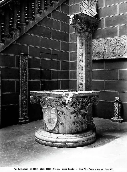 A well, located in the Hall VIII of the Bardini Museum, Florence