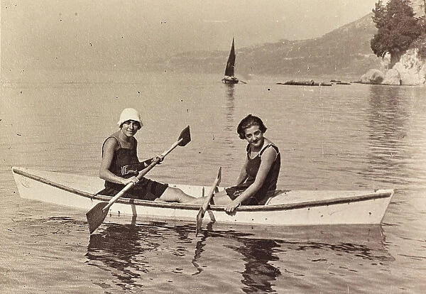 Two women in the boat