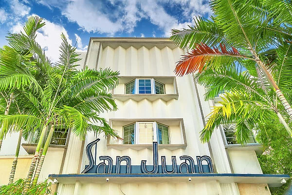 Florida, Miami Beach, South Beach, San Juan Hotel on Collins Avenue
