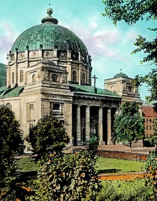 Framed Print : Print of the St. Blasien Monastery Dome in the Black Forest, circa 1910 Framed Print : Print of the St. Blasien Monastery Dome in the Black Forest, circa 1910