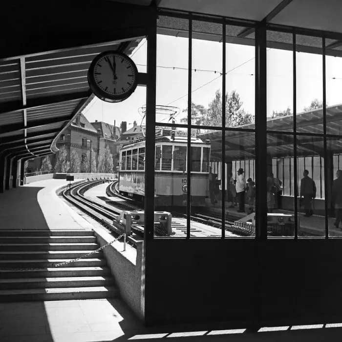 Framed Print : Stuttgart Main Station Print 1930s Framed Print : Stuttgart Main Station Print 1930s