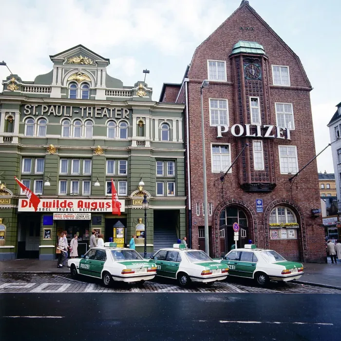 Framed Print : Hamburg Reeperbahn Print 1986 Framed Print : Hamburg Reeperbahn Print 1986