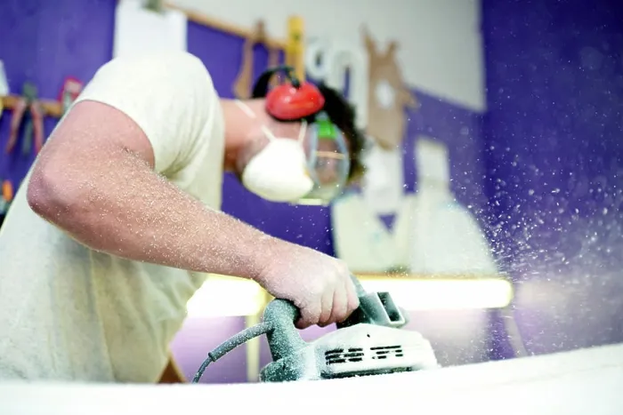 Framed Print : Carpentry Workshop Print Framed Print : Carpentry Workshop Print