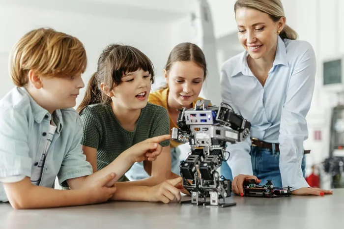 Framed Print : Elementary School Robotics Print Framed Print : Elementary School Robotics Print