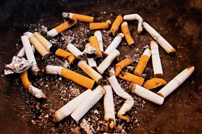 Framed Print : Cigarette Butts Print Framed Print : Cigarette Butts Print