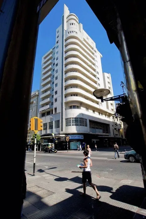 Framed Print : Edificio Lapido Print, Montevideo Uruguay