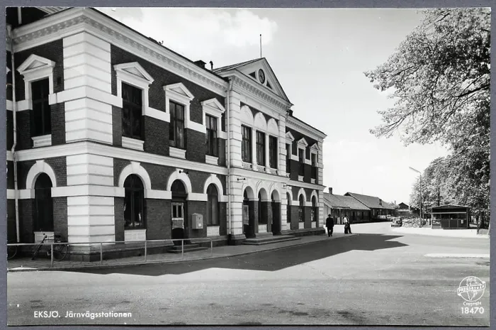 Framed Print : Eksjö Station Print Framed Print : Eksjö Station Print