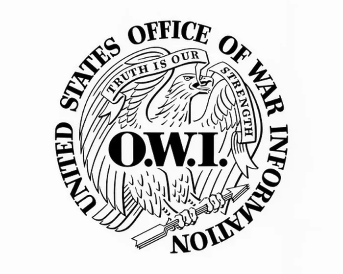 Framed Print : O.W.I Emblem Print Framed Print : O.W.I Emblem Print
