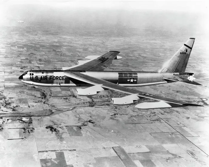 Framed Print : High Angle View B-52 Stratofortress Print Framed Print : High Angle View B-52 Stratofortress Print