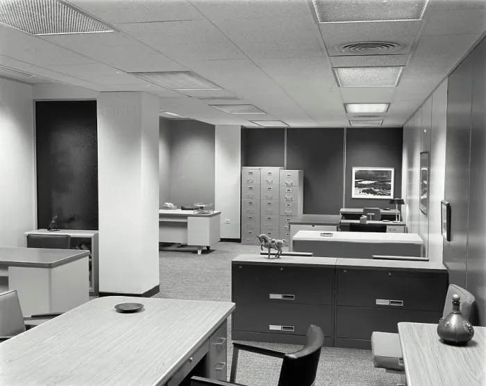 Framed Print : Office Interior Print Framed Print : Office Interior Print