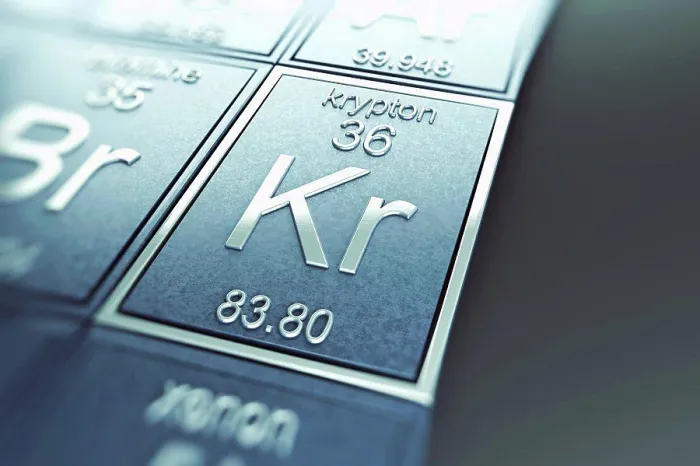 Framed Print : Krypton Element Print from SuperStock Framed Print : Krypton Element Print from SuperStock