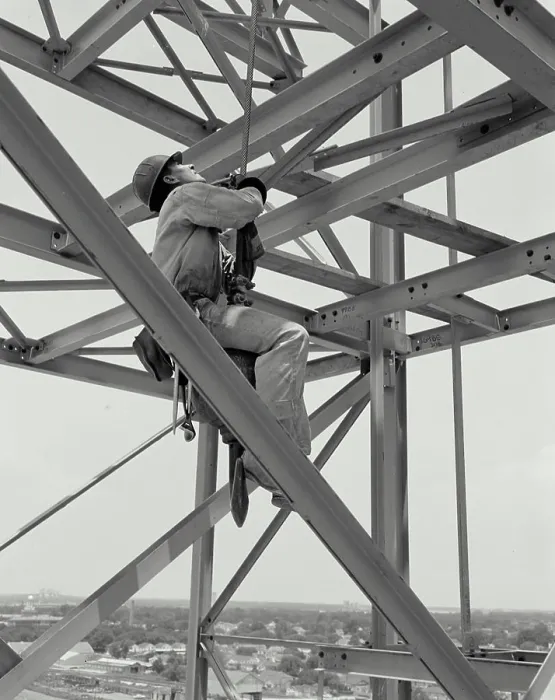 Framed Print : Construction Worker Print, New Orleans Framed Print : Construction Worker Print, New Orleans