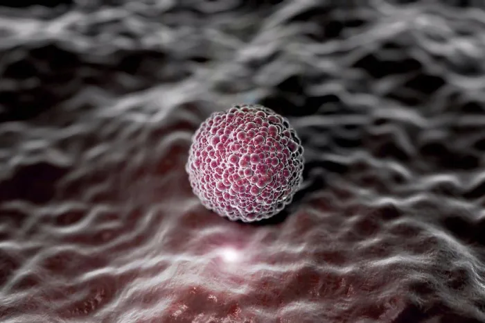 Framed Print : Microscopic Visualization of Human Morula Print Framed Print : Microscopic Visualization of Human Morula Print