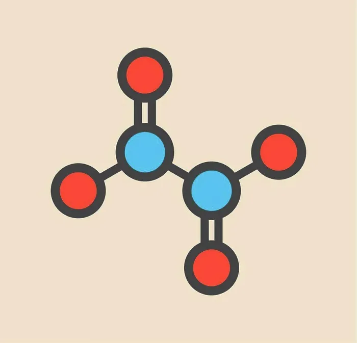 Framed Print : Nitrogen tetroxide print, stylized skeletal formula Framed Print : Nitrogen tetroxide print, stylized skeletal formula