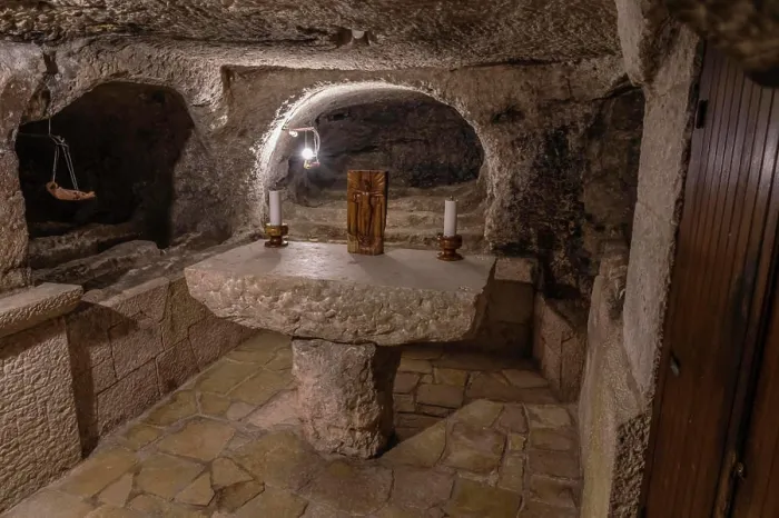 Framed Print : Print of the Chapel of the Innocents in Bethlehem Framed Print : Print of the Chapel of the Innocents in Bethlehem