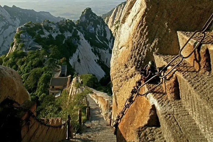 Framed Print : Hua Shan Stone Steps Print Framed Print : Hua Shan Stone Steps Print