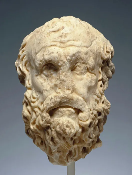 Framed Print : Print of a Portrait Head of Diogenes Framed Print : Print of a Portrait Head of Diogenes