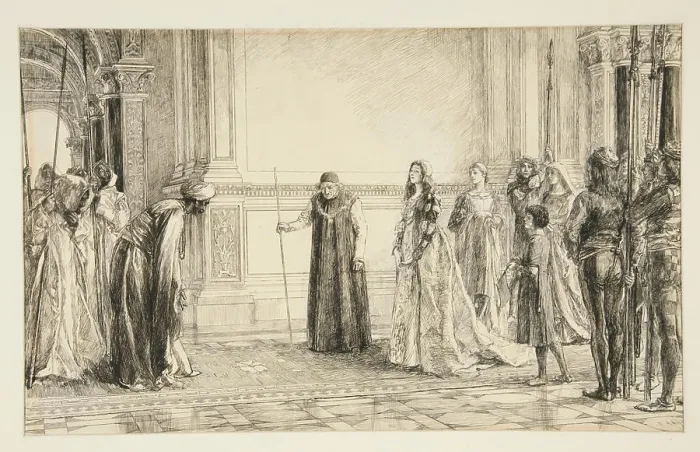 Framed Print : Print of Prince of Morocco from The Merchant of Venice Framed Print : Print of Prince of Morocco from The Merchant of Venice