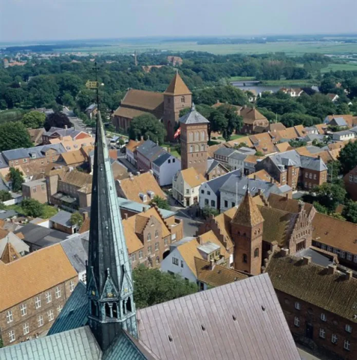 Framed Print : Ribe Denmark Print Framed Print : Ribe Denmark Print