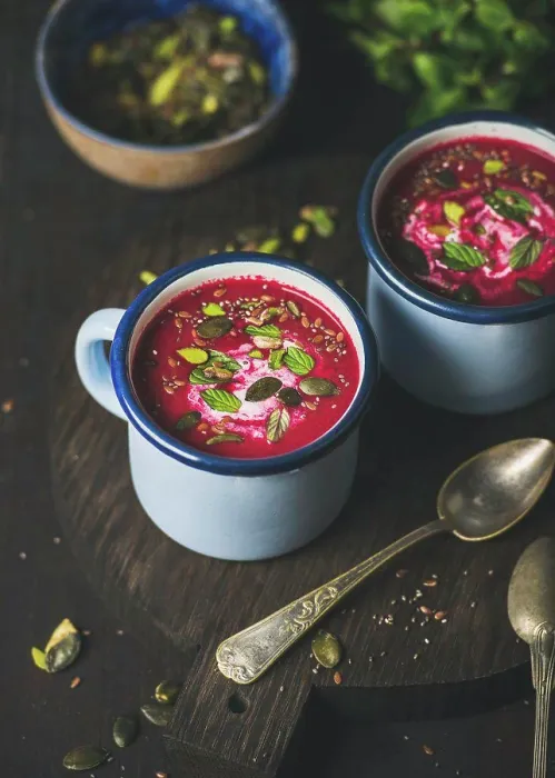 Framed Print : Spring Detox Beetroot Soup Print Framed Print : Spring Detox Beetroot Soup Print