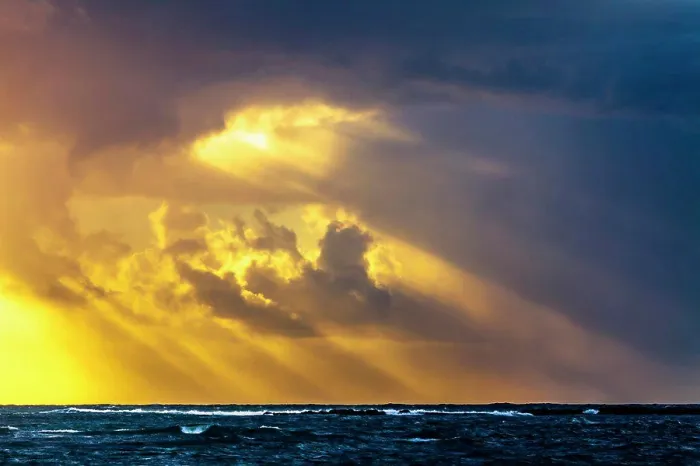 Framed Print : Sunset Print of Sea and Sky Framed Print : Sunset Print of Sea and Sky
