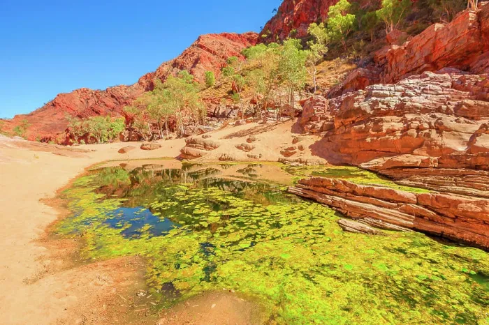 Framed Print : West MacDonnell Range Print: Ormiston Gorge Reflection Framed Print : West MacDonnell Range Print: Ormiston Gorge Reflection