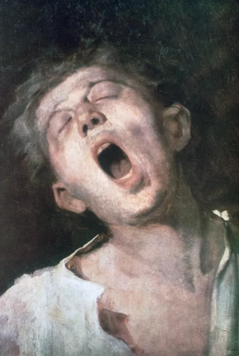 Framed Print : Mihaly Munkacsy's Print of Yawning Apprentice, 1868-1869 Framed Print : Mihaly Munkacsy's Print of Yawning Apprentice, 1868-1869