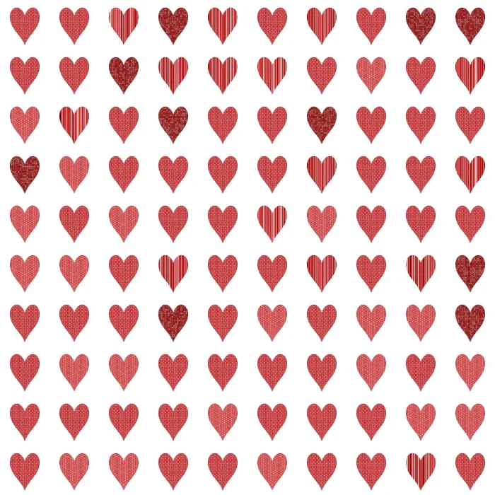 Framed Print : 100 Red Hearts Print by 100redhearts Framed Print : 100 Red Hearts Print by 100redhearts