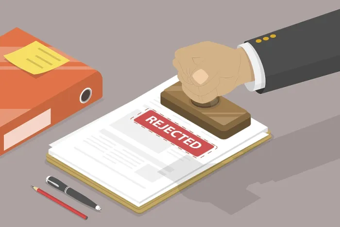 Framed Print : 3D Isometric Flat Vector Print of Rejected Document Framed Print : 3D Isometric Flat Vector Print of Rejected Document