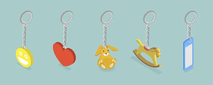 Framed Print : 3D Isometric Flat Vector Set of Keychain Prints Framed Print : 3D Isometric Flat Vector Set of Keychain Prints