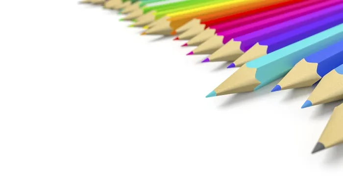 Framed Print : 3D Rendering of Color Pencils Print Framed Print : 3D Rendering of Color Pencils Print