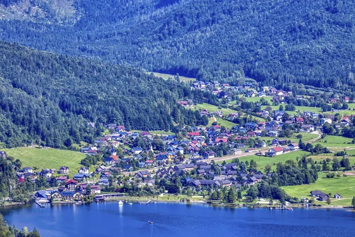 Framed Print : Austria, Hallstatt, HDR Print Framed Print : Austria, Hallstatt, HDR Print