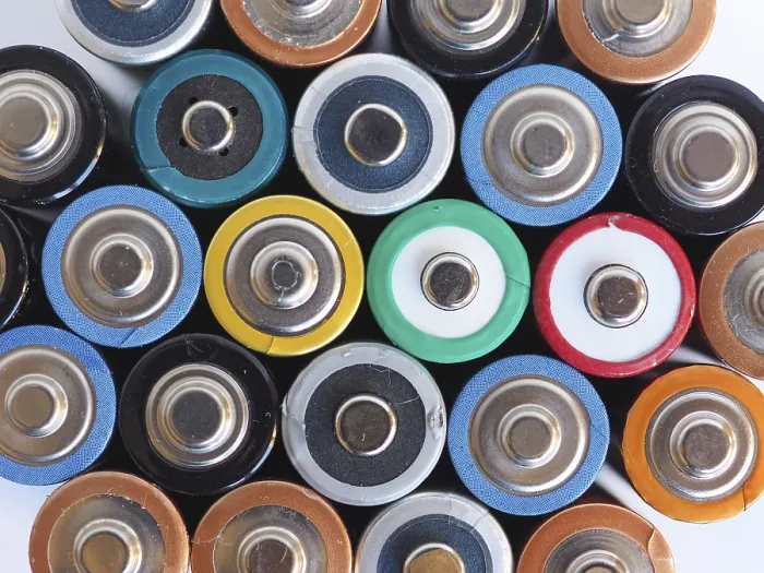 Framed Print : Many AA Batteries Print Framed Print : Many AA Batteries Print