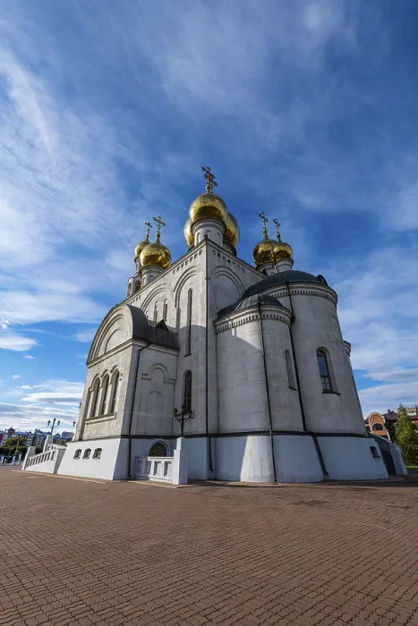 Framed Print : Abakan Cathedral of the Transfiguration Print, Russia Framed Print : Abakan Cathedral of the Transfiguration Print, Russia